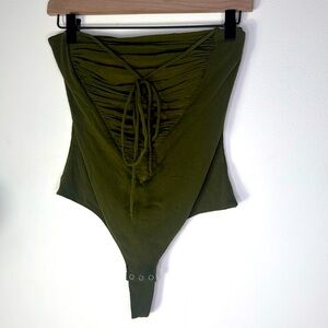 NOAM Bodysuit‎ Dark Green Women’s Size Small